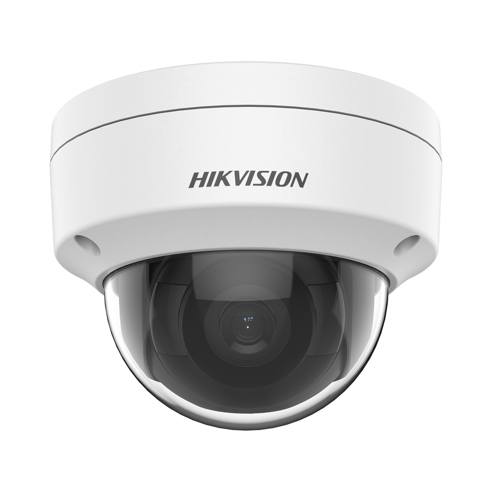 4 Megapixel IP Dome / 2.8 mm Lens / 30 m IR / WDR 120 dB / Outdoor IP67 IK10 / Hik-Connect P2P / H.265+ / PoE / Onvif