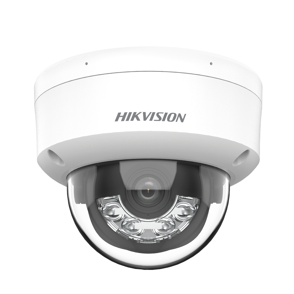 Domo IP 4 Megapixel /Lente 2.8 mm/ /Acusense/ Dual Light/ Micrófono Integrado / 30 mts IR EXIR / Exterior IP66 / H.265 / PoE / ONVIF