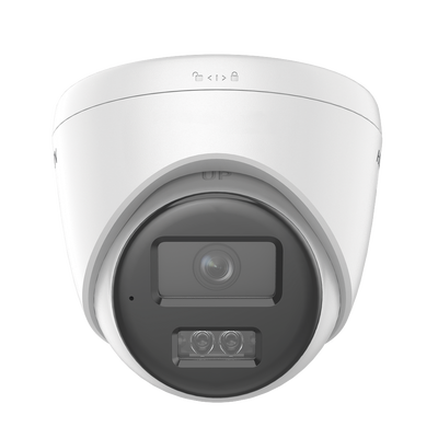 Domo IP 4 Megapixel / Lente 2.8 mm / Dual Light (30 mts IR + 30 mts Luz Blanca) / Micrófono Integrado / Antivandálico IK