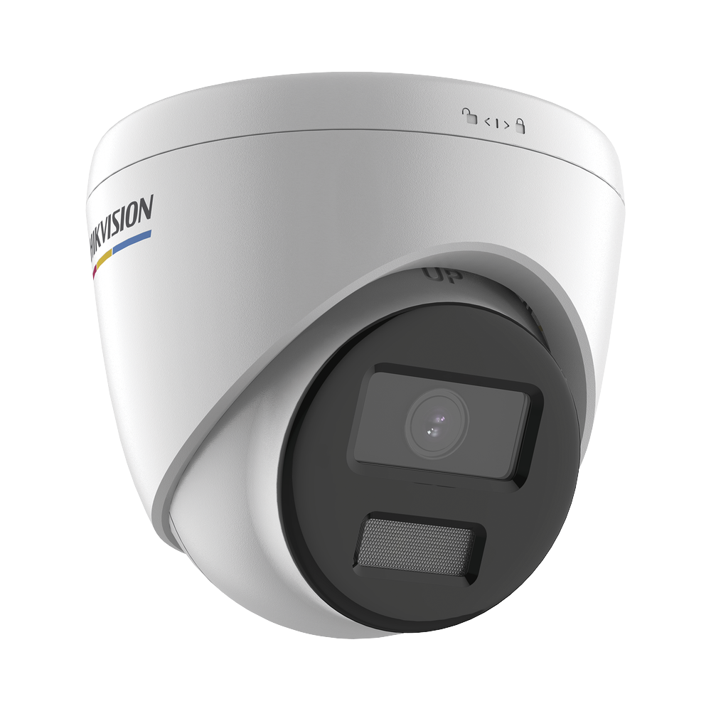 Turret IP 4 Megapixel / Imagen a Color 24/7 / PoE / Lente 2.8 mm / Luz Blanca 30 mts / Exterior IP67 / WDR 120 dB / H.265+ / Onvif