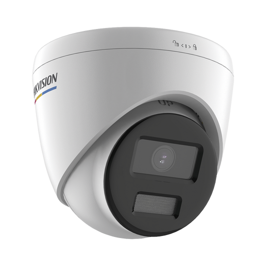 Turret IP 4 Megapixel / Imagen a Color 24/7 / PoE / Lente 2.8 mm / Luz Blanca 30 mts / Exterior IP67 / WDR 120 dB / H.265+ / Onvif