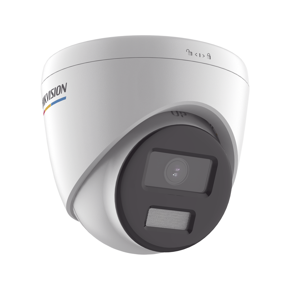 4 Megapixel IP Turret / ACUSENSE Lite (Human and Vehicle Motion Detection) / 2.8 mm Lens / White Light 30 m / 24/7 Color Image / IP67 Exterior / WDR 120 dB / PoE / ONVIF / Motion Detection