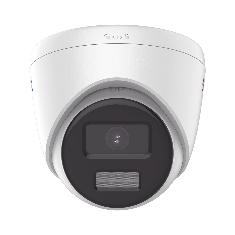 4 Megapixel IP Turret / ACUSENSE Lite (Human and Vehicle Motion Detection) / 2.8 mm Lens / White Light 30 m / 24/7 Color Image / IP67 Exterior / WDR 120 dB / PoE / ONVIF / Motion Detection