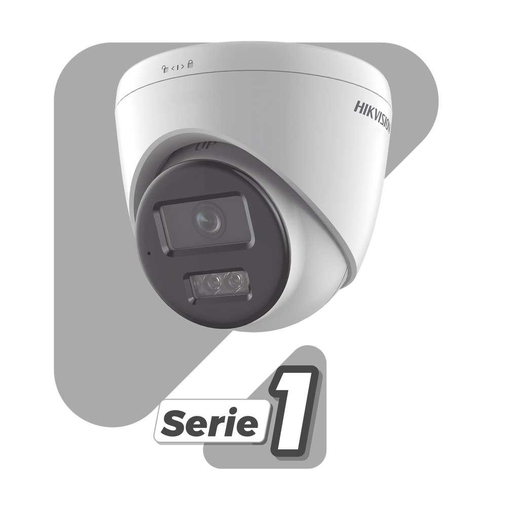 TURRET IP 6 MP / LENTE 2.8 MM / 30 MTS IR / 20 MTS LUZ BLANCA / IP67 / H.265+ / POE / MIC INTEGRADO / MICRO SD