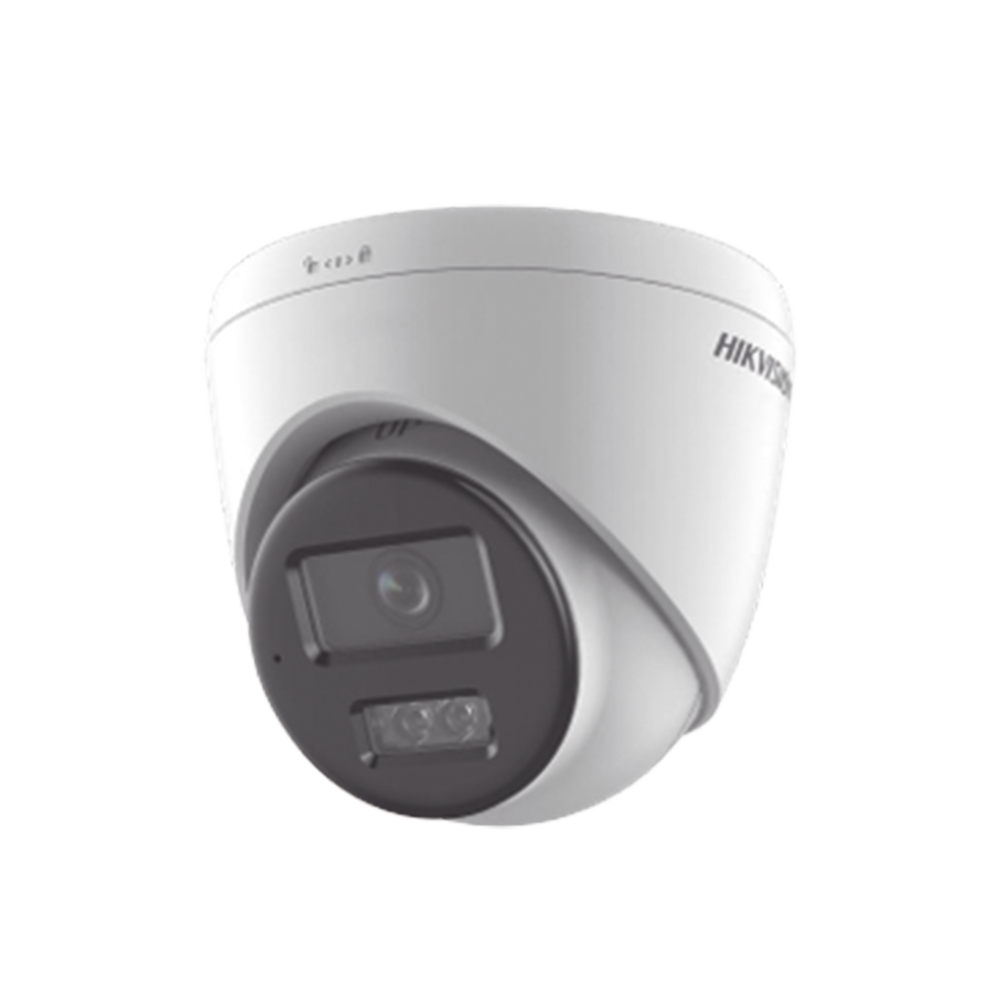 TURRET IP 6 MP / LENTE 2.8 MM / 30 MTS IR / 20 MTS LUZ BLANCA / IP67 / H.265+ / POE / MIC INTEGRADO / MICRO SD