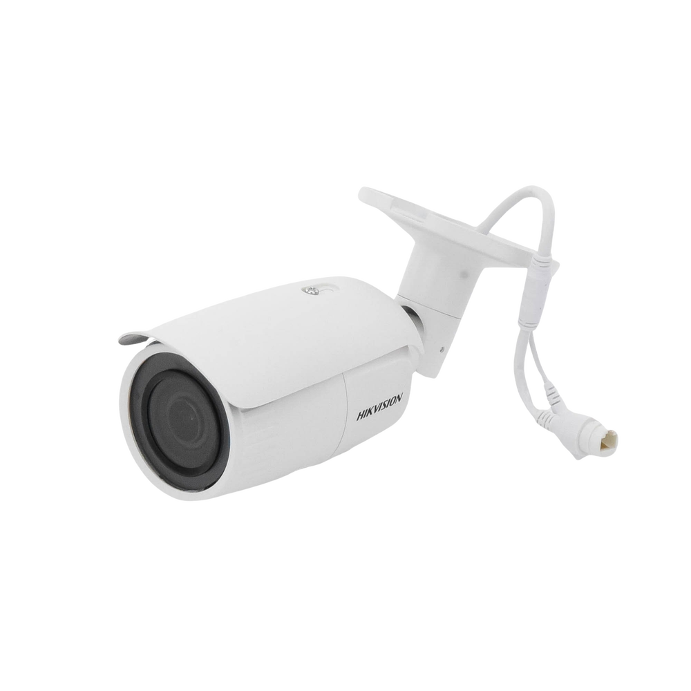Bala IP 4 Megapixel / Lente Mot. 2.8 - 12 mm / 30 mts IR / H.265+ / Micro SD 256 GB / Exterior IP67 / WDR 120 dB / Metal  / PoE / Onvif
