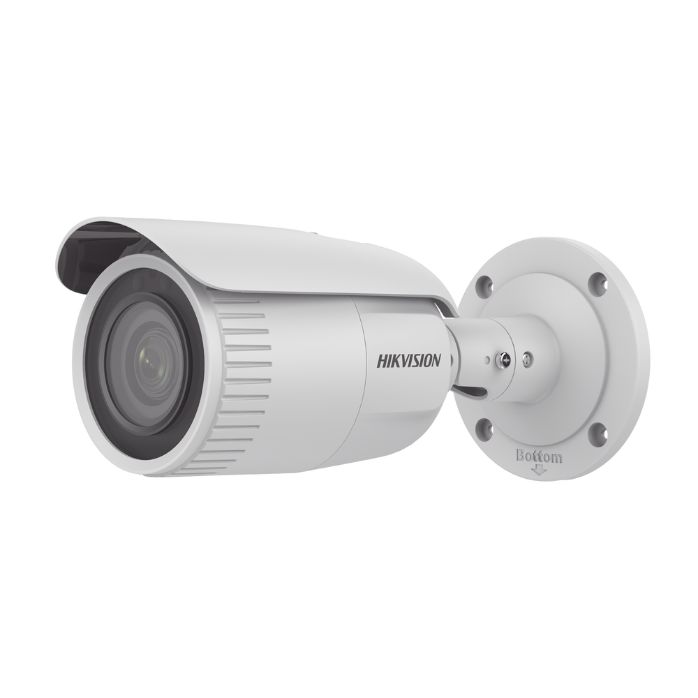 Bala IP 4 Megapixel / Lente Mot. 2.8 - 12 mm / 30 mts IR / H.265+ / Micro SD 256 GB / Exterior IP67 / WDR 120 dB / Metal  / PoE / Onvif