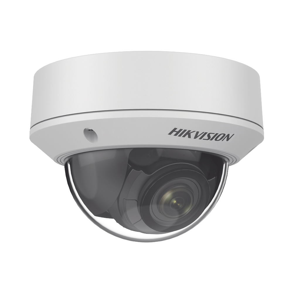 Domo IP 2 Megapixel / Lente Mot. 2.8 a 12 mm / 30 mts IR EXIR / Exterior IP67 / IK10 / PoE / Videoanaliticos Integrados