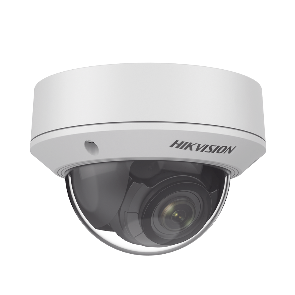 Domo IP 4 Megapixel / Lente Mot. 2.8 - 12 mm / 30 mts IR / H.265+ / Micro SD 256 GB / Exterior IP67 / IK10 / WDR 120 dB / Metal / PoE