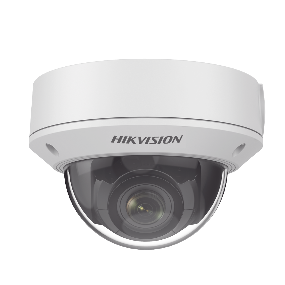 Domo IP 4 Megapixel / Lente Mot. 2.8 - 12 mm / 30 mts IR / H.265+ / Micro SD 256 GB / Exterior IP67 / IK10 / WDR 120 dB / Metal / PoE