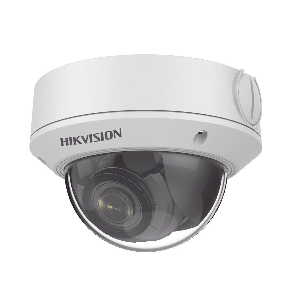 Domo IP 4 Megapixel / Lente Mot. 2.8 - 12 mm / 30 mts IR / H.265+ / Micro SD 256 GB / Exterior IP67 / IK10 / WDR 120 dB / Metal / PoE