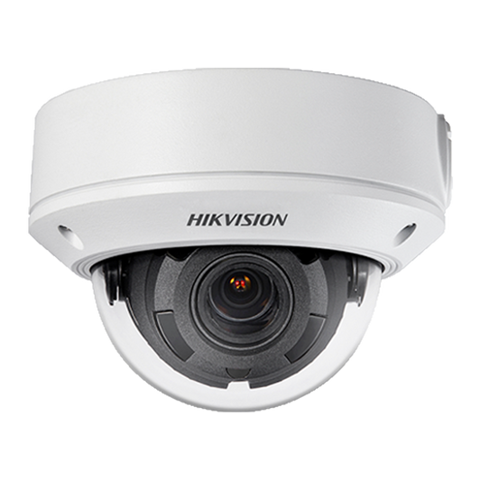 Camara tipo domo IP 4MP / Lente motorizado de 2.8mm a 12mm / 30 m IR / IP67 / Deteccion Humanos y Vehiculos