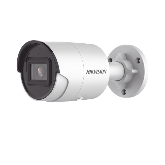 Bala IP 4 Megapixel / Lente 2.8 mm / 40 mts IR EXIR / IP67 / WDR 120 dB / PoE  / Videoanaliticos (Filtro de Falsas Alarmas) / Ultra Baja Iluminación