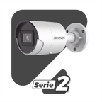 Bala IP 4 Megapixel / Lente 2.8 mm / 40 mts IR EXIR / Exterior IP67 / WDR 120 dB / PoE / Micrófono Integrado / Videoanaliticos (Filtro de Falsas Alarmas) / Ultra Baja Iluminación / Metal