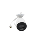 Bala IP 4 Megapixel / Imagen a Color 24/7 / PoE / Lente 2.8 mm / Luz Blanca 40 mts / Exterior IP67 / Luz Intermitente y Alerta de Audio / Videoanaliticos (Filtro de Falsas Alarmas) / WDR 130 dB / MicroSD