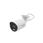 Bala IP 4 Megapixel / Imagen a Color 24/7 / PoE / Lente 2.8 mm / Luz Blanca 40 mts / Exterior IP67 / Luz Intermitente y Alerta de Audio / Videoanaliticos (Filtro de Falsas Alarmas) / WDR 130 dB / MicroSD