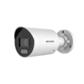 Bala IP 4 Megapixel / Imagen a Color 24/7 / PoE / Lente 2.8 mm / Luz Blanca 40 mts / Exterior IP67 / Luz Intermitente y Alerta de Audio / Videoanaliticos (Filtro de Falsas Alarmas) / WDR 130 dB / MicroSD