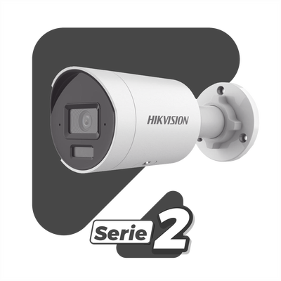 Bala IP 8 Megapixel (4K)/ Lente 2.8 mm / 40 mts IR EXIR /Exterior IP67 / WDR 120 dB / PoE / Micrófono Integrado / ACUSEN