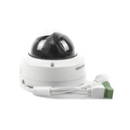 Domo IP 4 Megapixel / Lente 2.8 mm / 30 mts IR EXIR / Exterior IP67 / IK10 /  WDR 120 dB / PoE / Videoanaliticos (Filtro de Falsas Alarmas) / Ultra Baja Iluminación / Entrada y Salida de Audio y Alarma