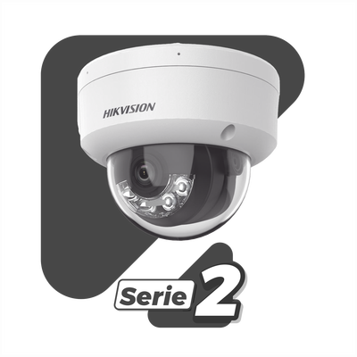 Domo IP 4 Megapixel / Lente 2.8 mm / 30 mts IR EXIR / Exterior IP67 / K10 / WDR 120 dB / PoE / ACUSENSE (Evita Falsas Al