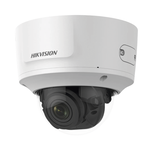 Domo IP / 2 Megapíxeles / Lente Motorizado 2.8 - 12mm IR / 30 mts IR / H.265+ / Darkfighter / WDR 120 dB / 12VCD PoE / IP67 / IK10