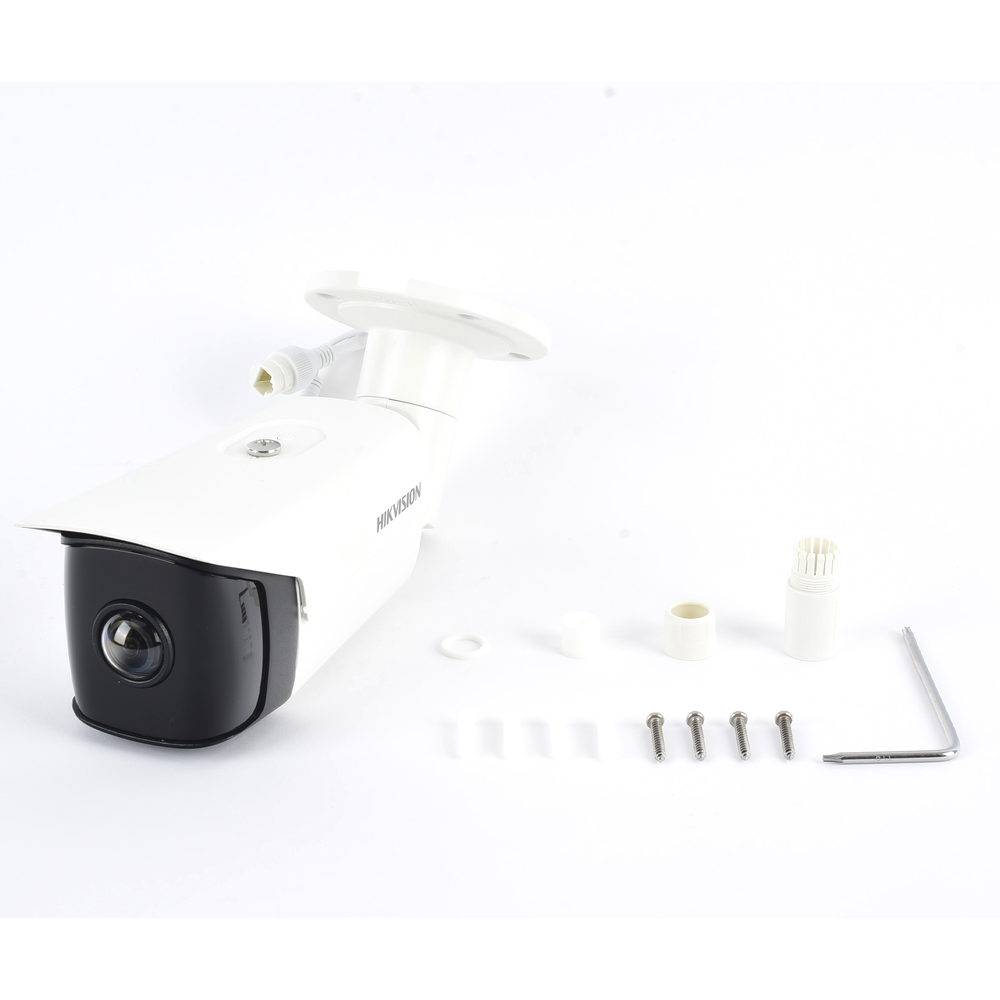 Bala IP 4 Megapixel / Serie PRO + / Panorámica 180° / 20 mts IR EXIR / WDR / Exterior IP67 / Vídeo Analíticos / PoE / MicroSD / Onvif