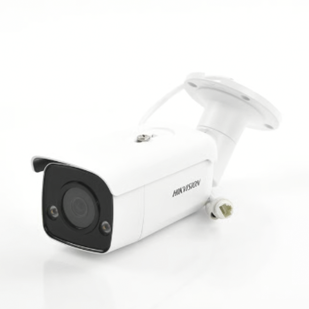 Bala IP 4 Megapixel / Imagen a Color 24/7 / PoE / Lente 4 mm / Luz Blanca 60 mts / Exterior IP67 / WDR 130 dB / Captura Facial  / Videoanaliticos (Filtro de Falsas Alarmas)