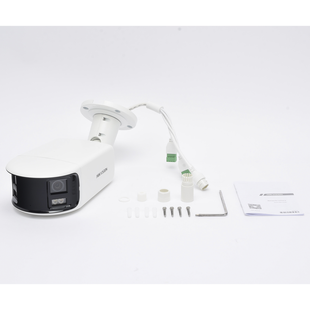 [ PROTECCIÓN ACTIVA ] Bala IP Panorámica 8 Megapixel / 180° / Lente 4 mm / Imagen a Color 24/7 / PoE / WDR 130° / IP67 / ACUSENSE / Protección Activa (Luz Estroboscópica y Alarma Audible) / 40 mts Luz Blanca