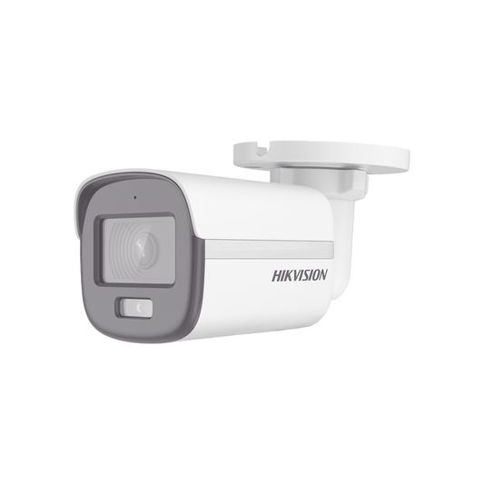 Mini Bala TURBOHD 2MP (1920 x 1080) / Lente 2.8 mm / Imagen a Color 24/7 / Luz Blanca 20m / Exterior IP67 / dWDR / 4 Tecnologías
