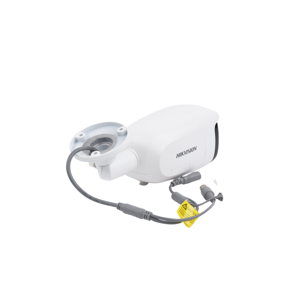 Bala TURBOHD 2 Megapixel (1080p) / Imagen a Color 24/7 / Lente 2.8 mm / Luz Blanca 40 mts / Exterior IP67 / WDR 130 dB / Sensor PIR / Sirena y Salida de Audio Integrada / Estrobo ROJO - AZUL / Micrófono Integrado