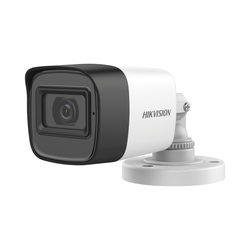 Bala TURBOHD 2 Megapixel / Gran Angular 106° / Lente 2.8 mm / Audio por coaxitron / 25 mts IR EXIR / Exterior IP67 / 4 Tecnologías / dWDR