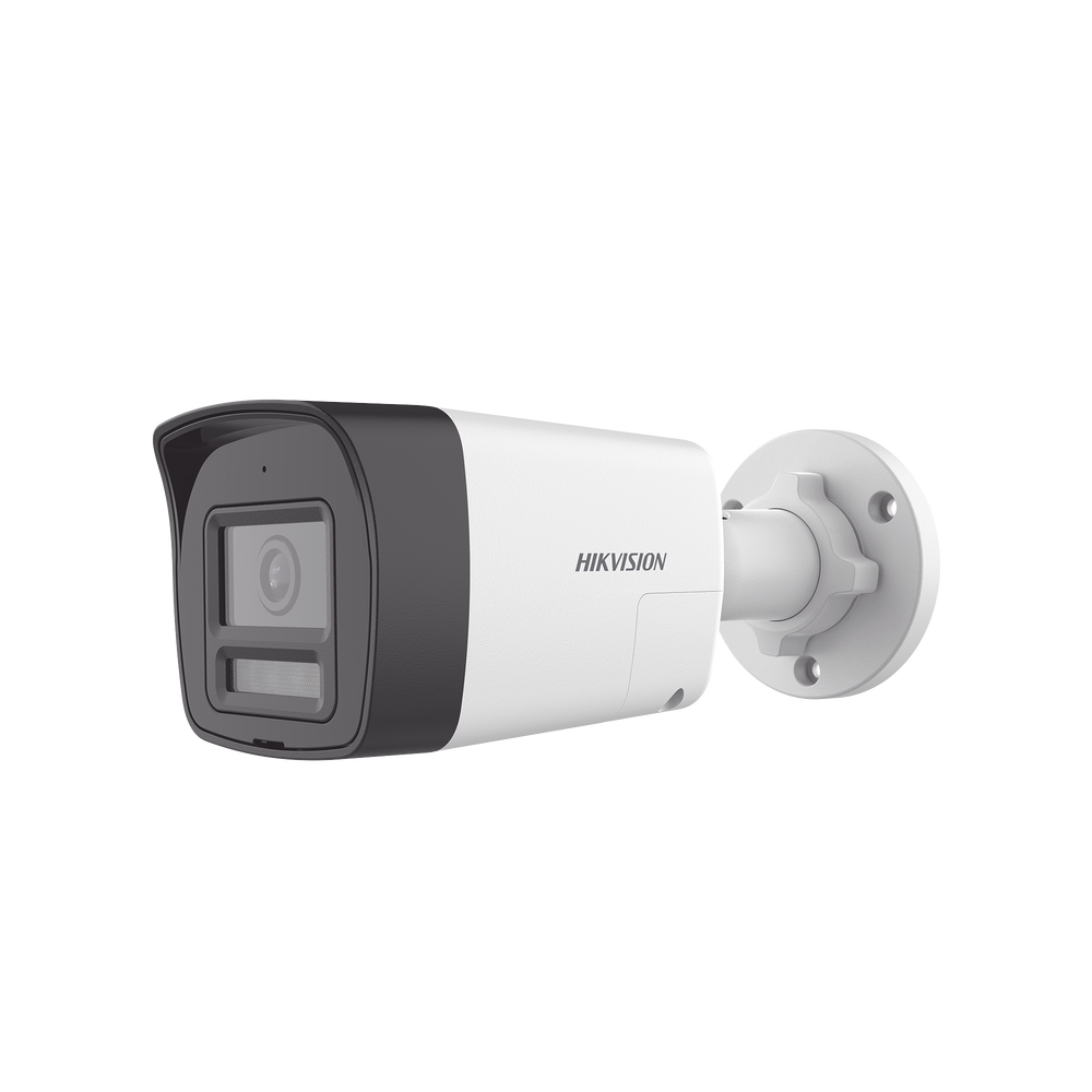 Bala TURBOHD 2 Megapixel (1080p) / Lente 2.8 mm / Dual Light (30 mts IR EXIR + 20 mts Luz Blanca) / Micrófono Integrado / Gran Angular 101° / Exterior IP67 / 4 Tecnologías