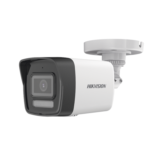 Bala TURBOHD 3K HIBRIDA B/N - Color VU / IR 25 MTS / Lente 2.8 mm / Luz Blanca 20 mts / Exterior IP67 / Microfono Interconstruido / dWDR