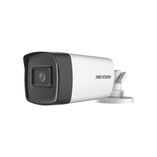 AUDIO POR COAXITRON Bala TURBOHD 5 Megapixeles / Lente 2.8 mm / Exterior IP67 / 40 mts IR EXIR / dWDR / 4 Tecnologías