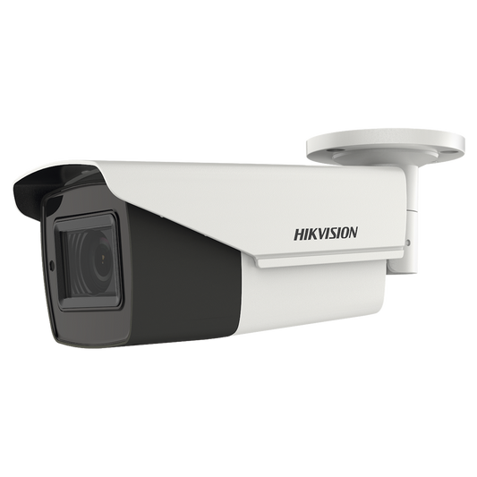 Bala TURBOHD 5 Megapixel / Lente Mot. 2.7 a 13.5 mm / 40 mts IR EXIR / dWDR / TVI-AHD-CVI-CVBS / Exterior IP67  / 12 VCD / 24 VCA