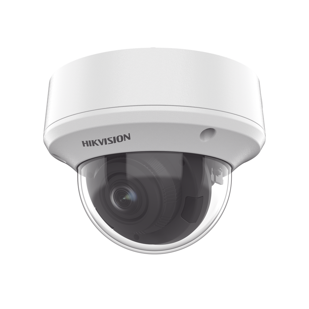 Domo TURBOHD 5 Megapixel / Lente Motorizado 2.7 - 13.5 mm / IR EXIR 40 mts / TVI-AHD-CVI-CVBS / IK10 / IP67 / dWDR / 12 VCD / 24 VCA