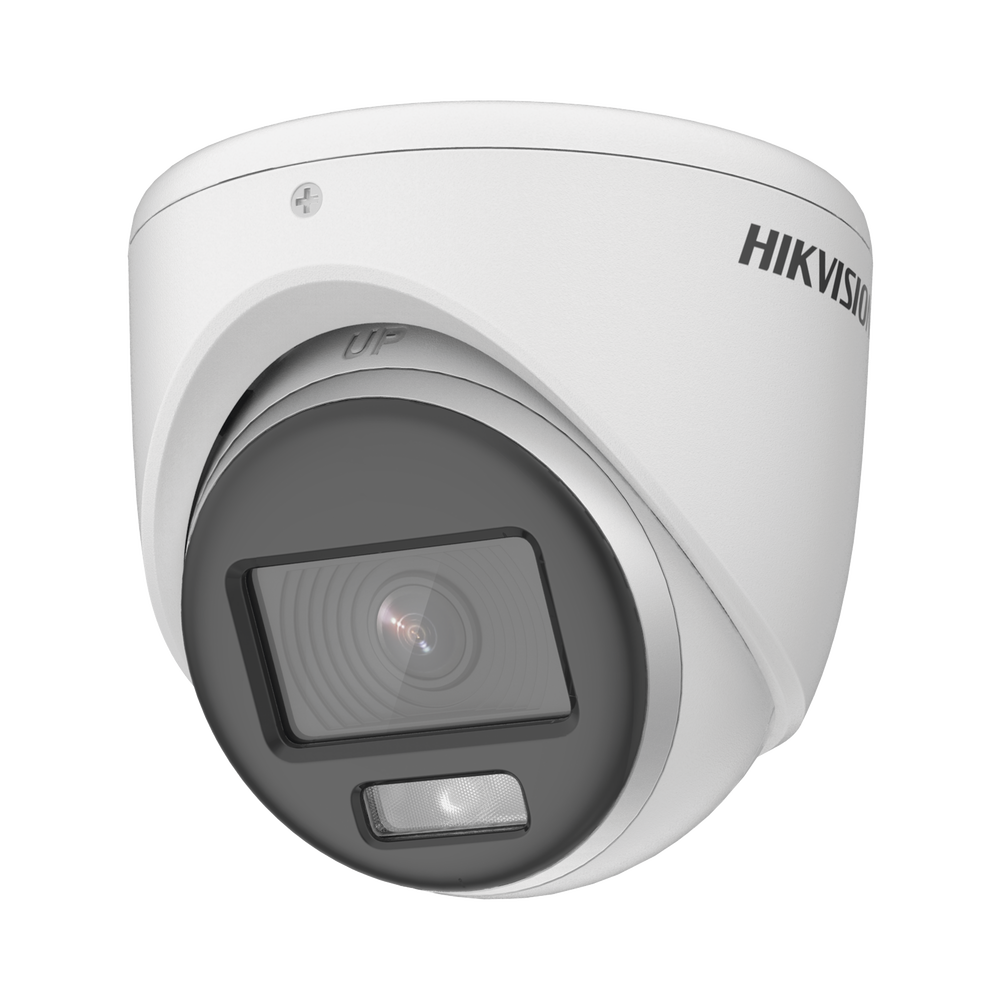 Turret TURBOHD 2 Megapixel (1080p) / Imagen a color 24/7 / Lente 2.8 mm / METAL / Luz Blanca 20 mts / Exterior IP67 / TVI-AHD-CVI-CVBS / dWDR
