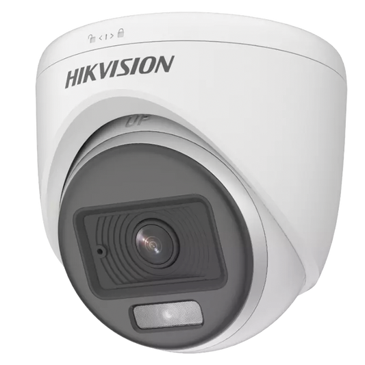 Turret TURBOHD 2 Megapixel / Imagen a color 24/7 / Lente 2.8 mm / Luz Blanca 20 mts / Exterior IP67 / TVI-AHD-CVI-CVBS / dWDR
