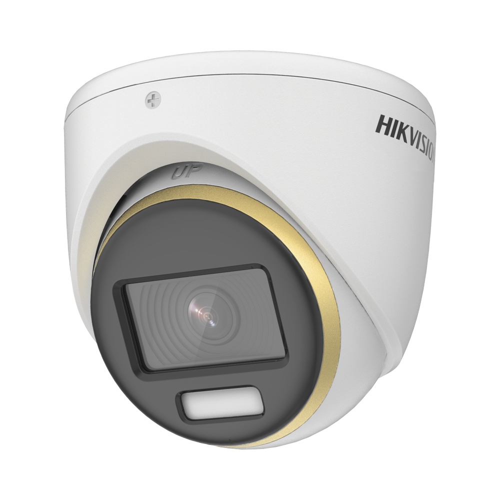 Turret TURBOHD 2 Megapixel (1080p) / Imagen a color 24/7 / Lente 2.8 mm / Luz Blanca 20 mts / Exterior IP67 / WDR 130 dB