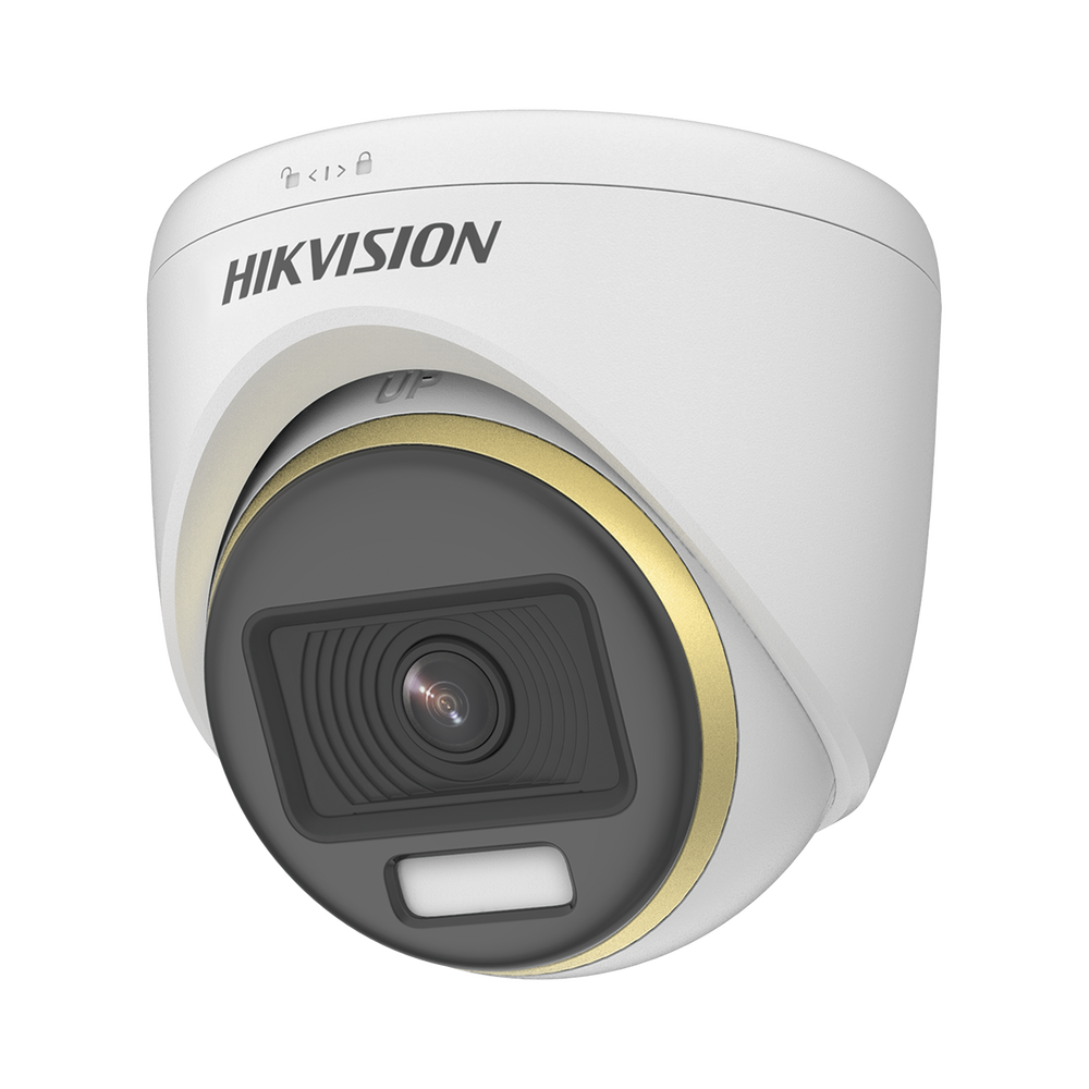 Turret TURBOHD 1080p / Imagen a color 24/7 / Lente 2.8 mm / Luz Blanca 20 mts