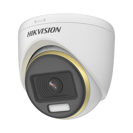 Turret TURBOHD 1080p / Imagen a color 24/7 / Lente 2.8 mm / Luz Blanca 20 mts