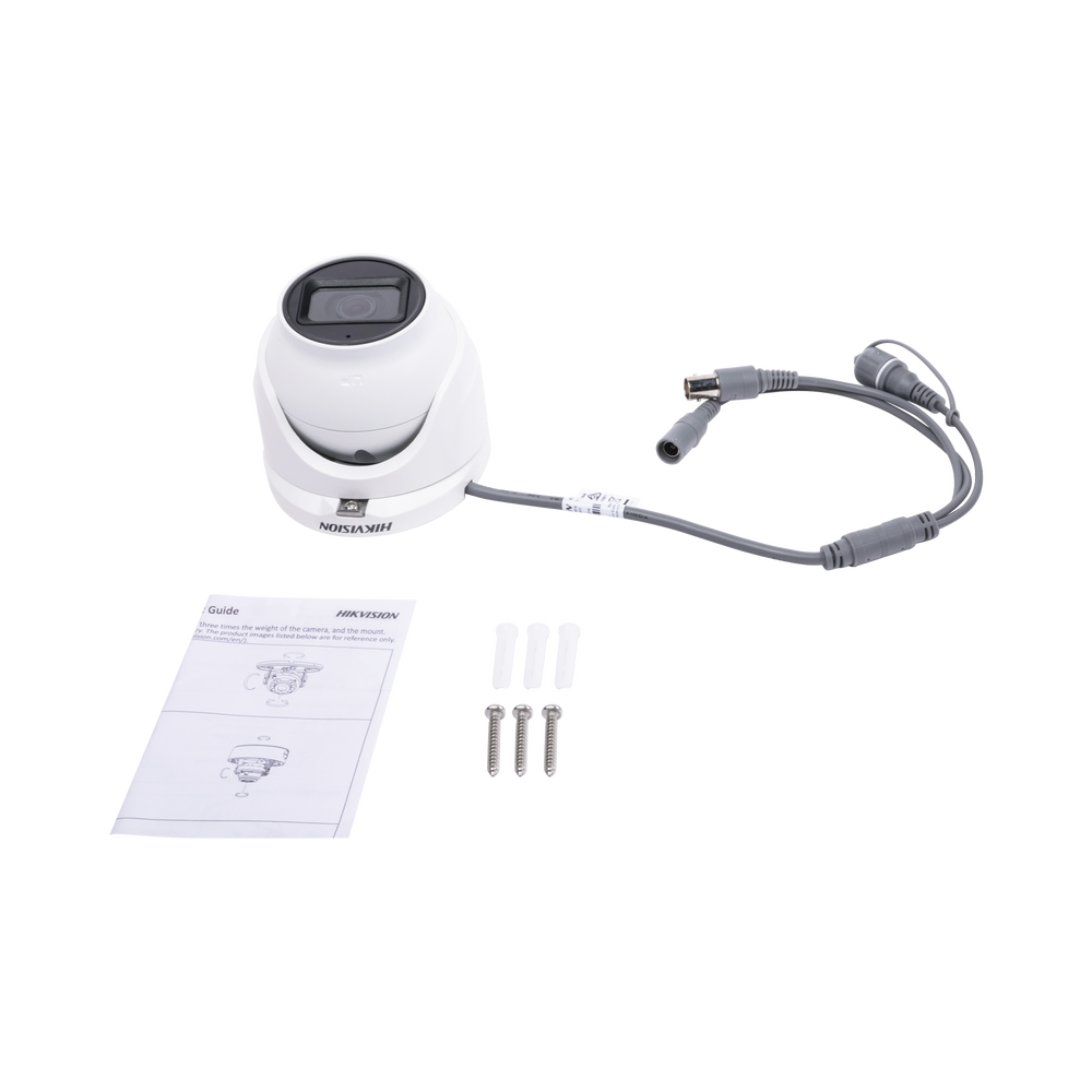 AUDIO POR COAXITRON / Domo TurboHD 2 Megapixel (1080p) / Gran Angular 106° / Lente 2.8 mm / 30 mts IR EXIR / Exterior IP67 / 4 Tecnologías / dWDR