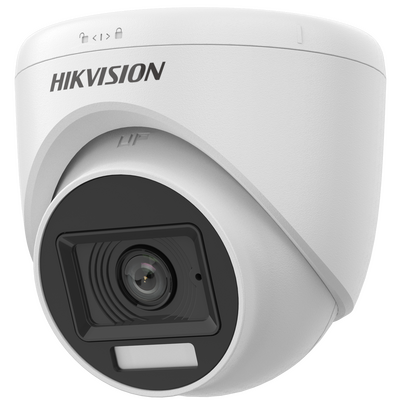 DOMO TURBOHD 2 MPX HIBRIDA B/N - COLOR VU / IR 20 MTS / LENTE 2.8 MM / LUZ BLANCA 20 MTS / EXTERIOR IP67 / MICROFONO INT