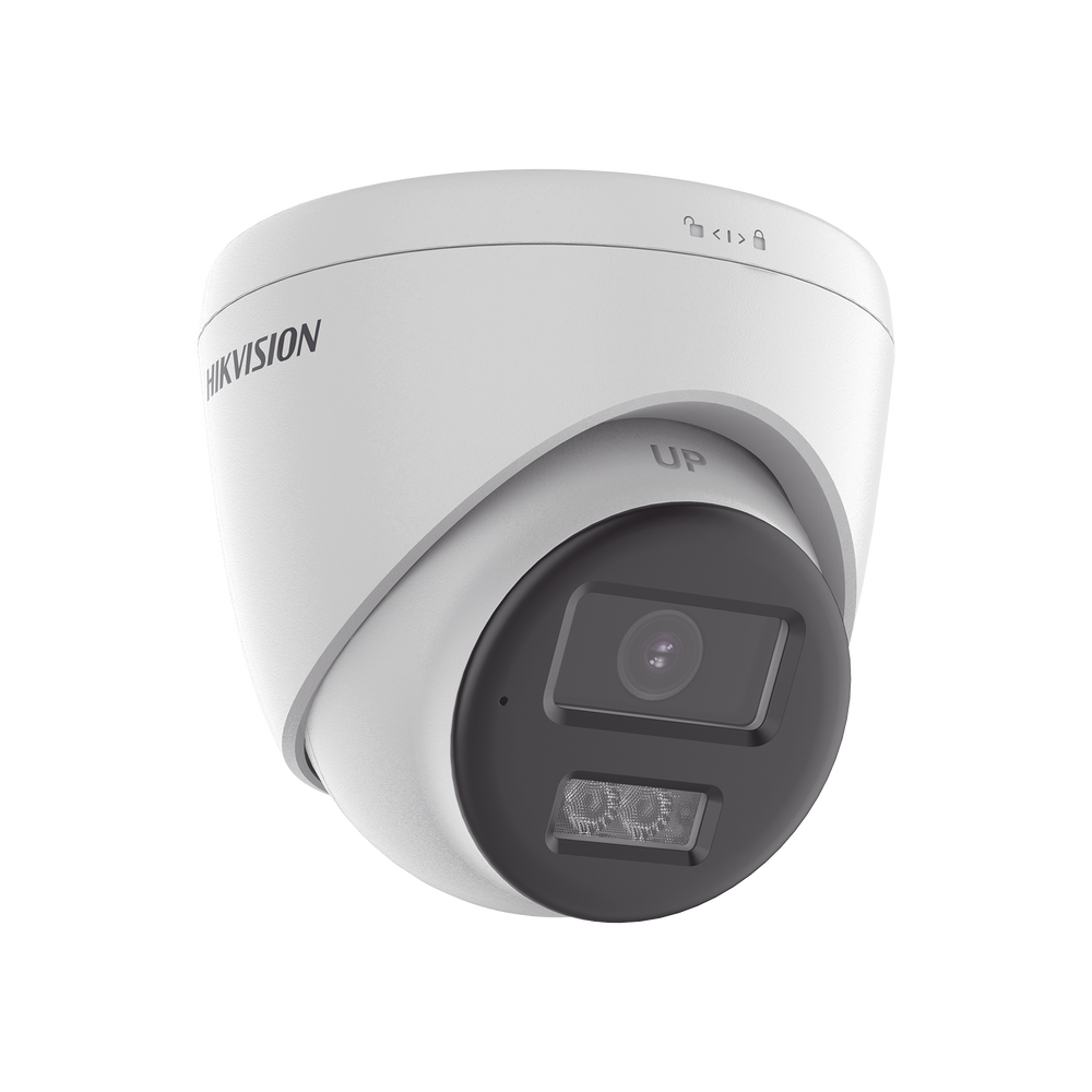 Turret TURBOHD 2 Megapixel (1080p) / Lente 2.8 mm / Dual Light (40 mts IR EXIR + 40 mts Luz Blanca) / Micrófono Integrado / Gran Angular 105° / IP67 / 4 Tecnologías