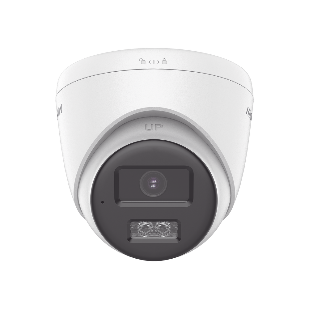 Turret TURBOHD 2 Megapixel (1080p) / Lente 2.8 mm / Dual Light (40 mts IR EXIR + 40 mts Luz Blanca) / Micrófono Integrado / Gran Angular 105° / IP67 / 4 Tecnologías