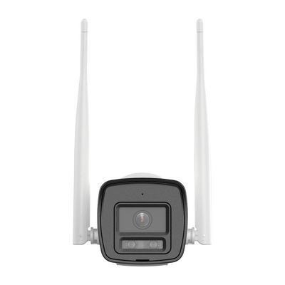 Bala IP 4 Megapixel / Lente 2.8 mm / 30 mts IR / Exterior IP66 / Wi-Fi / WDR 120 dB / H.265 / Micrófono y Bocina Interco