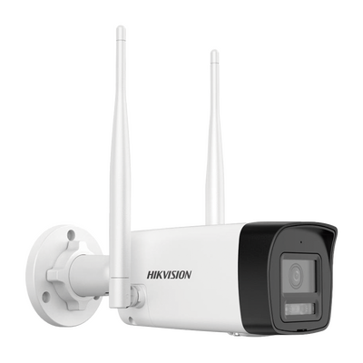 Bala IP 4 Megapixel / Lente 2.8 mm / 30 mts IR / Exterior IP66 / Wi-Fi / WDR 120 dB / H.265 / Micrófono y Bocina Interco