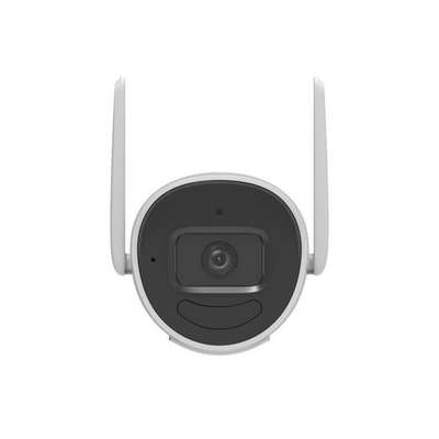 Bala IP 2 Megapixel / Lente 2.8 mm / 30 mts IR / Exterior IP66 / Wi-Fi / WDR 120 dB / H.265 / Micrófono y Bocina Interco