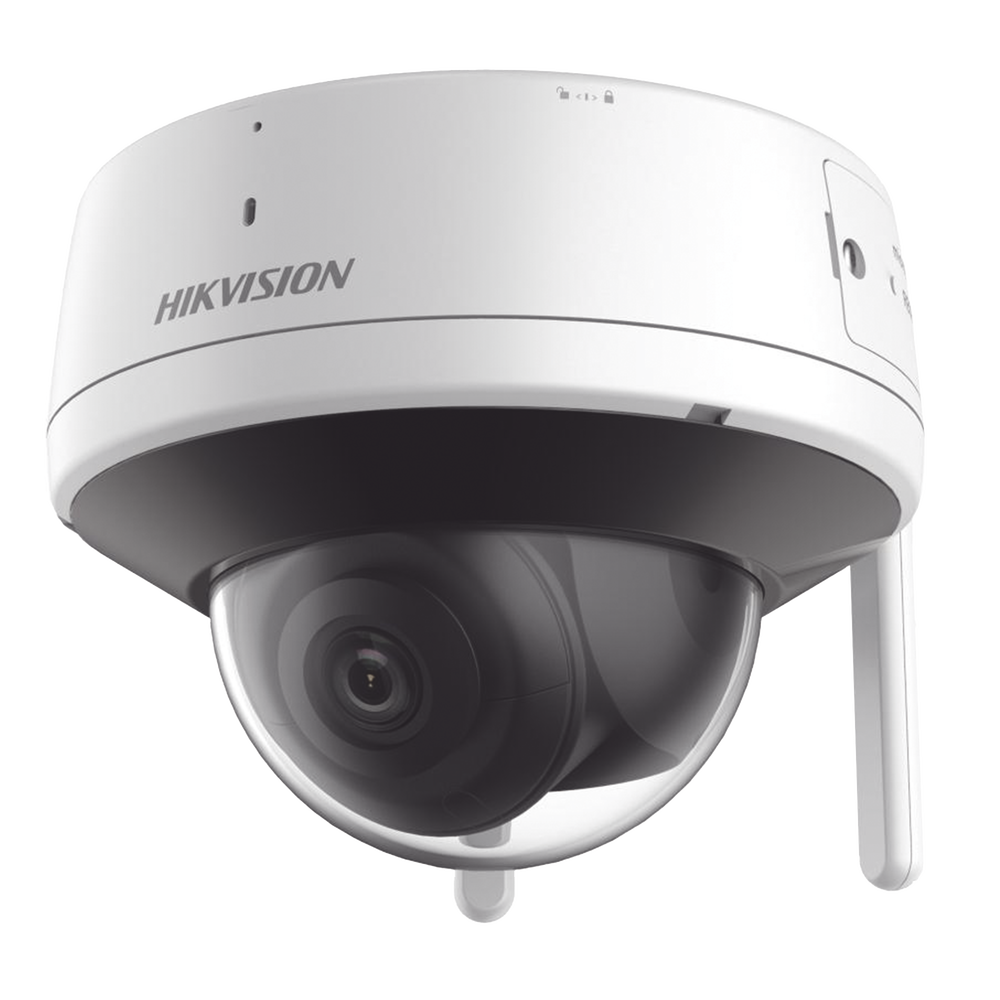 Domo IP 4 Megapixel / Lente 2.8 mm / 30 mts IR / Exterior IP66 / Wi-Fi / ACUSENSE Lite / WDR 80 dB / H.265+ / Micrófono y Bocina Interconstruido / Micro SD / Se Conecta Directo a la App de Hik-Connect