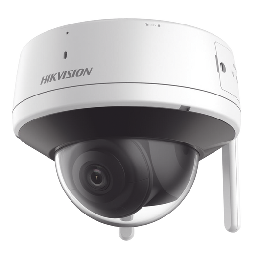 Domo IP 4 Megapixel / Lente 2.8 mm / 30 mts IR / Exterior IP66 / Wi-Fi / ACUSENSE Lite / WDR 80 dB / H.265+ / Micrófono y Bocina Interconstruido / Micro SD / Se Conecta Directo a la App de Hik-Connect
